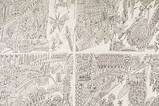 Lattanzi, Luciano, * 1925 Carrara, ital. Maler, Lithographe, signiert 22/30, dat. 1961, handsigniert, 39.5 x 56.5 cm, min. geknickt