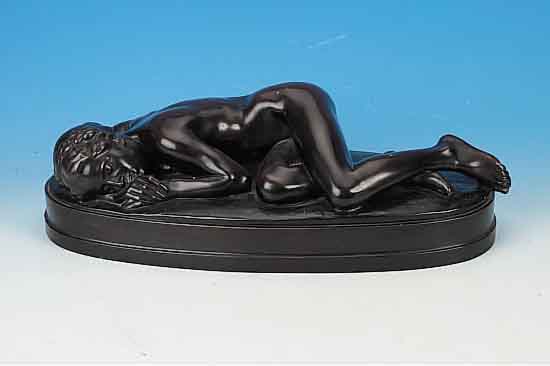 BRONZESKULPTUR, MATTES,GEORG, PROF., 1874- 1942, STUD. IN NüRNBERG UND AN DER MüNCHNER AKADEMIE BEI W. VON RüMANN, SCHUF U.A. DEN ...