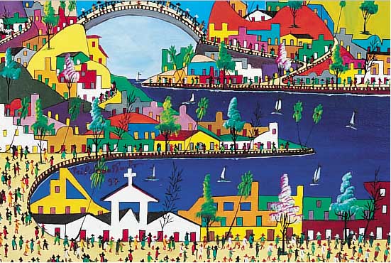Duffaut, Prefete, *1923 Jacmel/Haiti, einer der bekanntesten haitianischen Künstler, der auch international mit seinen phantastischen ...