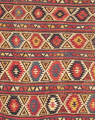 SCHIRWAN KELIM, RUSSLAND, 258 X 187CM, EHZ 3-4, WOLLE AUF WOLLE, UM1890
