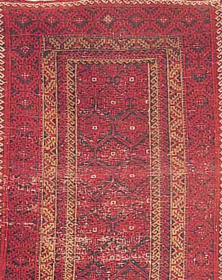 BELUTSCH, PERSIEN, 150 X 88CM, EHZ 4-5 FLOR WOLLE, CA.60 JAHRE