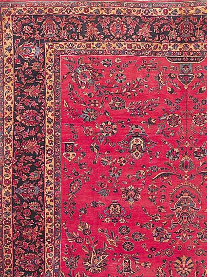 Keschan, Persien, 517 x 334cm, EHZ 4 Flor Wolle, um 1910
