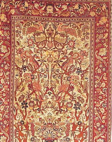 SAROGH, PERSIEN, 256 X 154CM, EHZ 2 FLOR WOLLE, CA.30 JAHRE
