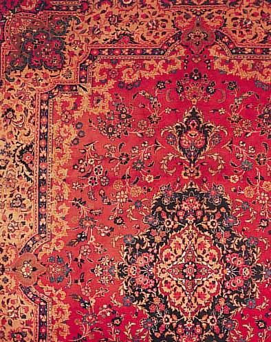 KASHMAR, PERSIEN, 380 X 292CM, EHZ 3 FLOR WOLLE, CA.50 JAHRE