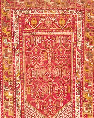 GEBETSTEPPICH, ANATOLIEN, 158 X 103CM, EHZ 4-5, WOLLE AUF WOLLE, UM 1910