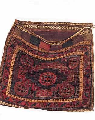BELUTSCH TASCHE, PERSIEN, 59 X 53CM, EHZ 4 WOLLE AUF WOLLE, UM 1900