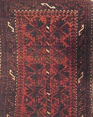 BELUTSCH, PERSIEN, 68 X 47CM, EHZ 4 WOLLE AUF WOLLE, UM 1910