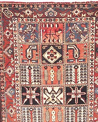 Bachtiar, Persien, 253 x 152cm, EHZ 3-4 Flor Wolle, ca.50 Jahre