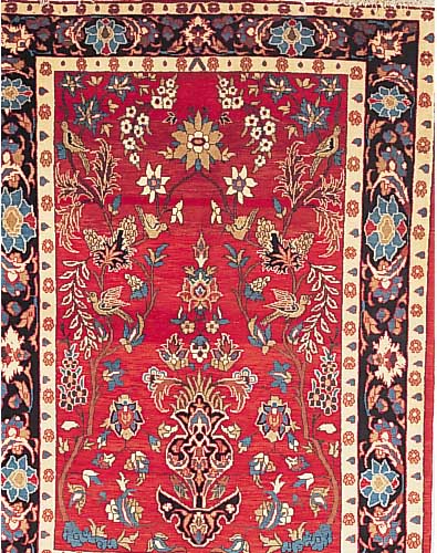 Nadjafabad, Persien, 209 x 155cm, EHZ 3 Flor Wolle, ca.40 Jahre