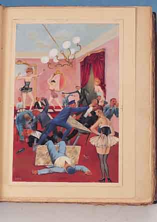 GILBERT DUPé: LA FOIRE AUX FEMMES, ILLUSTR. VON GEORGE GOETZ, PARIS 1945, NUM. XVII VON 25 EXEMPLAREN DER VORZUGSAUSGABE MIT EINER ORIG. ...