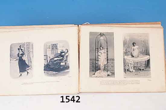 LE PANORAMA, PARIS S'AMUSE, O.J., UM 1892- 1894, MIT ABBILDUNGEN ZAHLREICHER FOTOS VON NADARZ UND REUTLINGER, DARGESTELLT SIND DIE ...