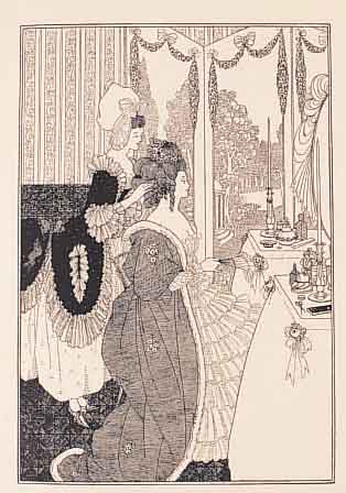 ALEXANDER POPE: DER LOCKENRAUB, INSEL-VERLAG 1908, ILLUSTRIERT VON A. BEARDSLEY, NUM. 722AUS EINER 00ER AUFLAGE AUF HOLLäNDISCHEM BüT- TEN, ...