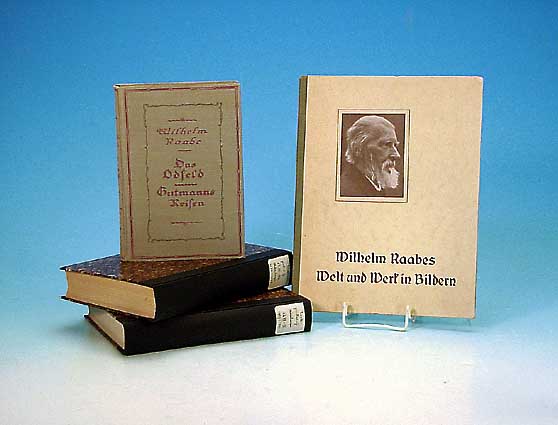 29 Bücher der Raabe-Gesellschaft bzw. Wilhelm Raabe : Mitteilungen für die Gesellschaft derFreunde Wilhelm Raabes, Jahrgänge 1911-1940; Wilhelm ...