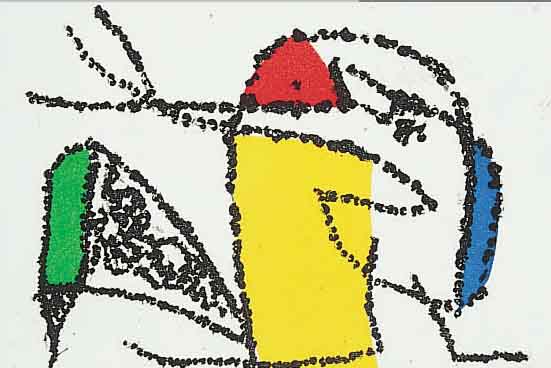 JOAN MIRO ET L'EMANCIPATION DEFINITIVE DE LA QUEUE DU CHAT, HRSG. VON ANDRE FRENAUD, ED. MAEGHT 1978, MIT DREI ORIG. FARBRADIERUNGEN V.MIRO, ...