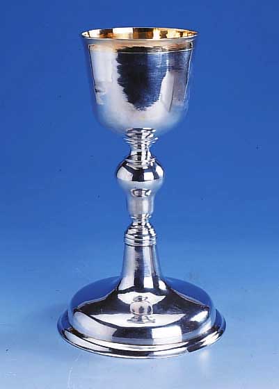 POKAL, BRESLAU 1799-1805, 13-LöTIG, VGL. LIT.: GüNDEL, DIE GOLDSCHMIEDEKUNST IN BRESLAU, S. 20, TEILVERGOLDET, JAHRES- MARKE N, ...