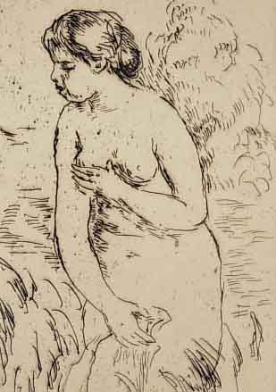 RENOIR, A., RADIERUNG, SOG. MUSEUMSABZUG, POSTUM, 17 X 11 CM