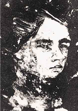 HECKEL, ERICH, PORTRAIT, HOLZSCHNITT, 19.5 X 16.3 CM