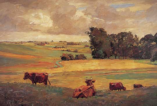 Lund, Aage, Dänischer Künstler Anfang 20. Jh., wiederholt auf Auktionen vertreten und für seine impressionistischen Interieurs und ...