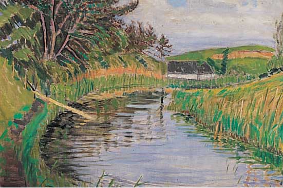 Poulsen, Margarethe Svena, *1877 Kopenhagen - 1962, Schülerin der Kopenhagener Akademie, im Museum Aarhus befinden sich ein Porträt und zwei ...