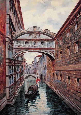 Rossini, Romano, *1890 Triest - 1956, Italienischer Landschafts- und Architektur- maler, beschichkte regelmässig Ausstellungen in Triest ...