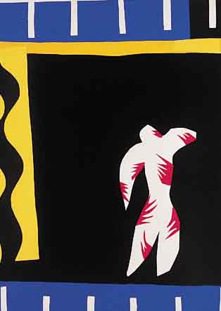 MATISSE, HENRI, DREI FARBSIEBDRUCKE AUS JAZZED. GOERGE BRAZILLER NEW YORK 1983, JE CA. 35 X 27 CM, PP