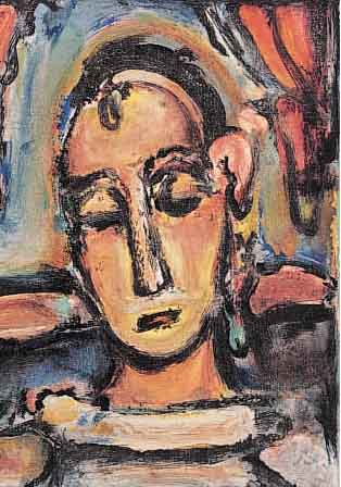 ROUAULT, GEORGES, ZWEI FARBLITHOGRAPHIEN, MOURLOT PARIS 1938-39, JE CA. 33 X 24 CM, PP