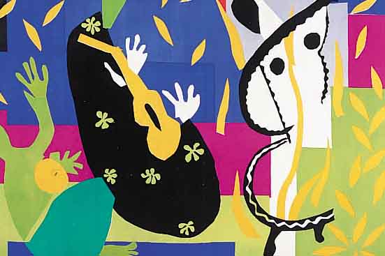MATISSE, HENRI, ZWEI FARBLITHOGRAPHIEN AUS: DIE LETZTEN WERKE VON MATISSE, ED. MOURLOT PARIS 1958, DOPPELBLäTTER MIT BUGFALTEN, JE CA. 34 X 44 ...