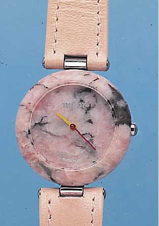 KONVOLUT: 2 TISSOT ARMBANDUHREN, SET FüR DAMENUND HERREN, ROCKWATCH, D. CA. 30 U. 33 MM, MINERALGEH., MINERALFLACHGL., ORIG.-LEDERB., ...