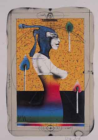 KONVOLUT AUS ZWEI FARBLITHOGRAPHIEN: 1 X PAUL WUNDERLICH, HANDSIGN. UND NUM. 6310/10000CA. 24,5 X 17 CM; 1 X RUDOLF HAUSNER, HAND- SIGN., NUM. ...