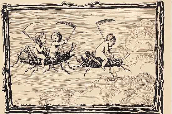 THOMA, HANS, ZWEI LITHOGRAPHIEN AUS CRONUS, BEIDE HANDSIGN., CA. 16,5 X 23,5 CM UND 11,5 X17 CM, GEBRäUNT