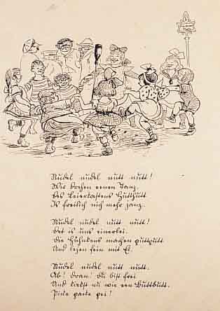 ZILLE, HEINRICH, LITHOGRAPHIE AUS: KOMM, KALINKEN, KOMM, VON 1924, BLATTGR. CA. 45 X 26 CM, GEBRäUNT