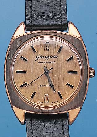 KONVOLUT: 2 GLASHÜTTE HERRENARMBANDUHREN AUTO-MATIK, IN VERSCH. ENTWICKLUNGSSTUFEN, BEIDE METALLGEH. VERG., EDELST.-BöDEN GEDR., BEIDE ...