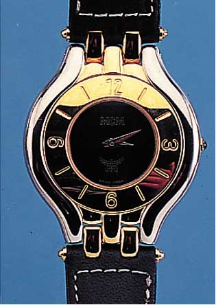 MCM HERRENARMBANDUHR, STAHL Z. T. VERGOLDET,HIGH-TECH-QUARTZWERK, ETA 980 003, INCL. ORIG.LEDERBD. M. ORIG. DORNSCHLIEßE, BAT. ERNEUERT,ORIG. ETUI ...