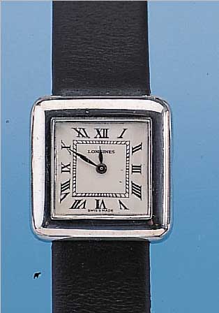 LONGINES DAMENARMBANDUHR, REF.-NR. 5002/1/ 410, SCHWEIZ UM 1970, 925ER SILBER MASSIV, BODEN GEDR., MINERALGL., EMAILFARB. KONTRAST- ZIFFERBL., ...