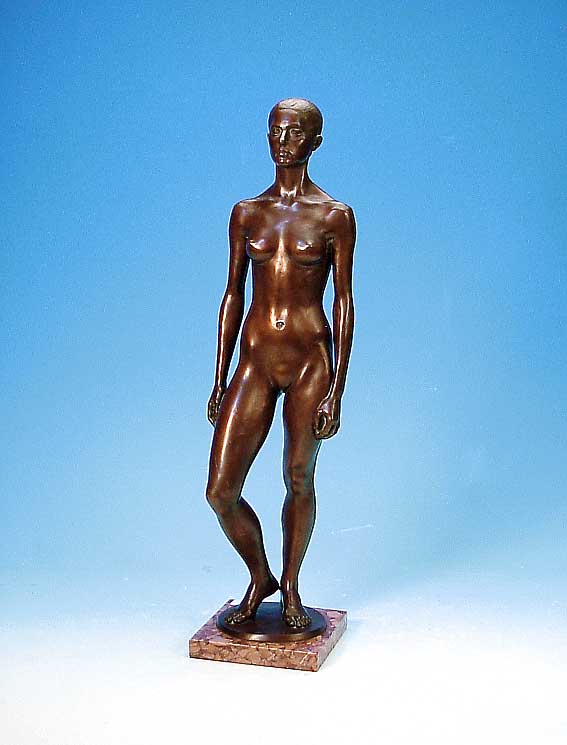 Bronzeskulptur, Szwechowicz, * 1949 in Danzig, 1973 Diplom i. Atelier Prof. Alfres Wisnes-ki, zahlreiche Ausstellungen, Biennalen und ...