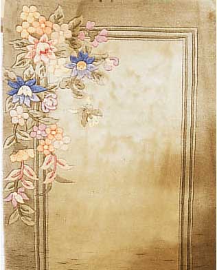 China.ca 198 x 69 cm. Flor Wolle.