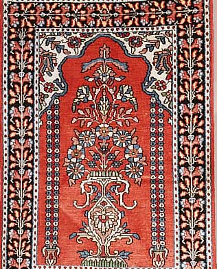 Kaschmir.Indien ca 93 x 46 cm. Flor seidig.