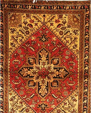 Heriz,Persien ca 148 x 106 cm. Flor Wolle.