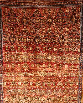 Meymeh,Persien ca 207 x 143 cm. Flor Wolle.