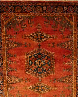 Wiss,Persien ca 215 x 173 cm. Flor Wolle.