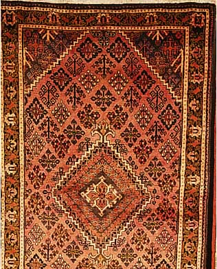 Meymeh,Persien ca 227 x 128 cm. Flor Wolle.