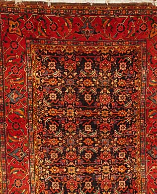 Sarogh,Persien ca 212 x 160 cm. Flor Wolle.
