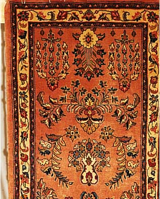 Sarogh,Persien ca 213 x 78 cm. Flor Wolle.