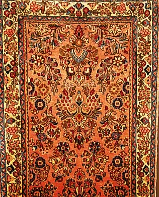 Sarogh,Persien ca 203 x 78 cm. Flor Wolle.