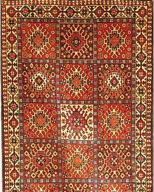 Yalameh,Persien ca 395 x 85 cm. Wolle auf Wolle.