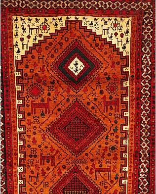 Belutsch,Persien ca 203 x 109 cm. Wolle auf Wolle.