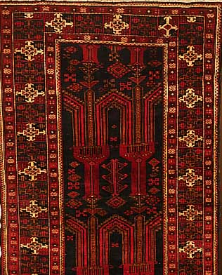 Belutsch,Persien ca 291 x 112 cm. Wolle auf Wolle.