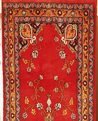 Mesched,Persien ca 266 x 75 cm. Flor Wolle.