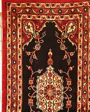 Mesched,Persien ca 283 x 81 c. Flor Wolle.