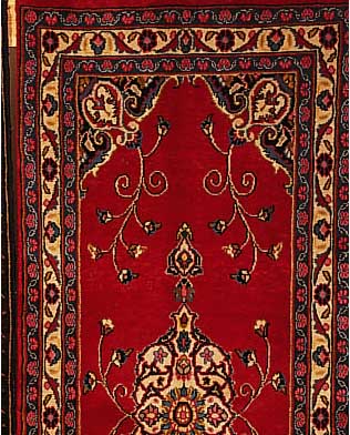 Mesched,Persien ca 185 x 75 cm. Flor Wolle.